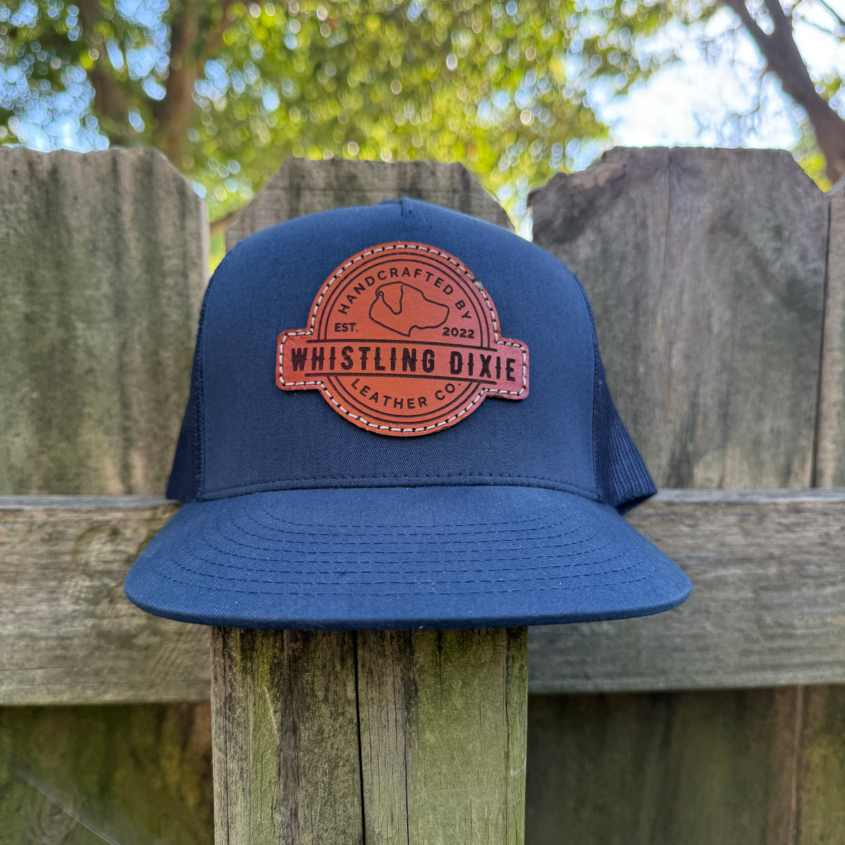 Whistling Dixie Logo Hats - Navy