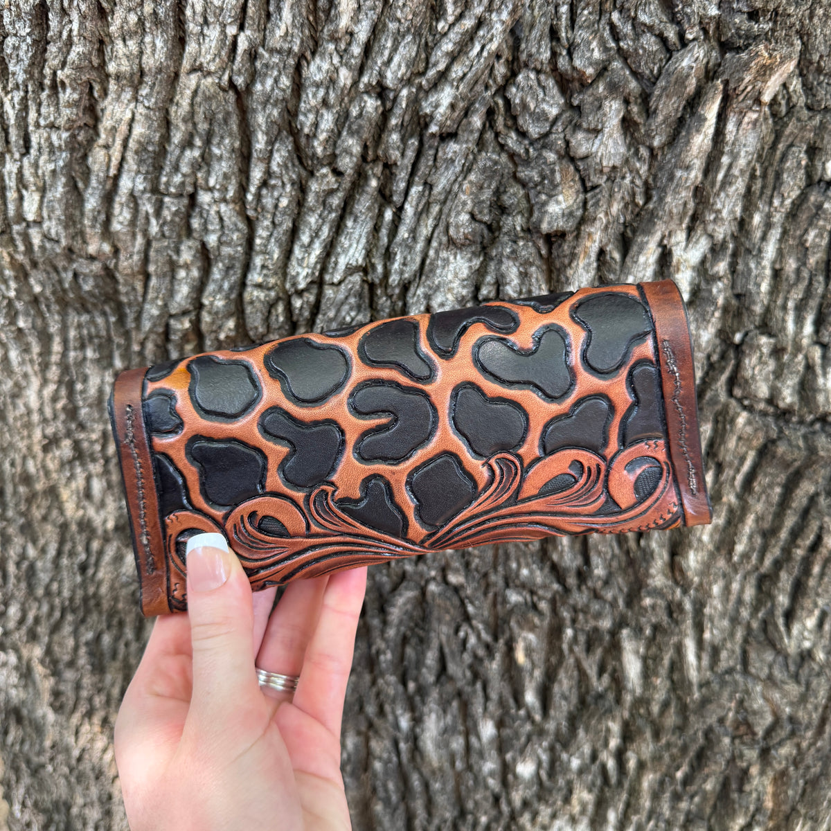 Sunflower Leopard Sunglass Case