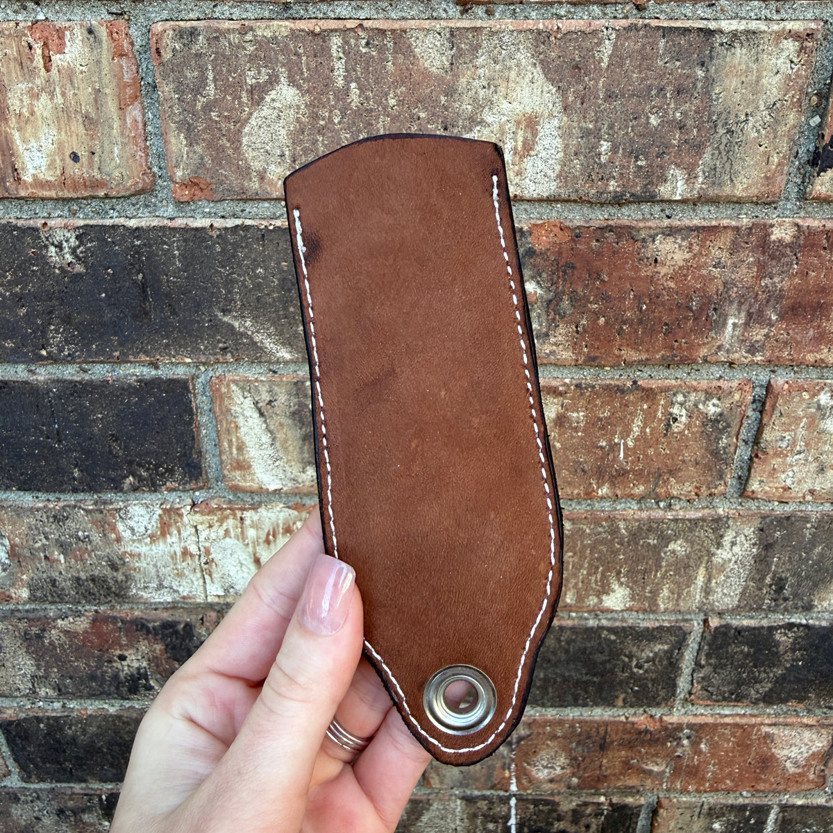 Whistling Dixie Stamped Cast Iron Skillet Handle - Natural