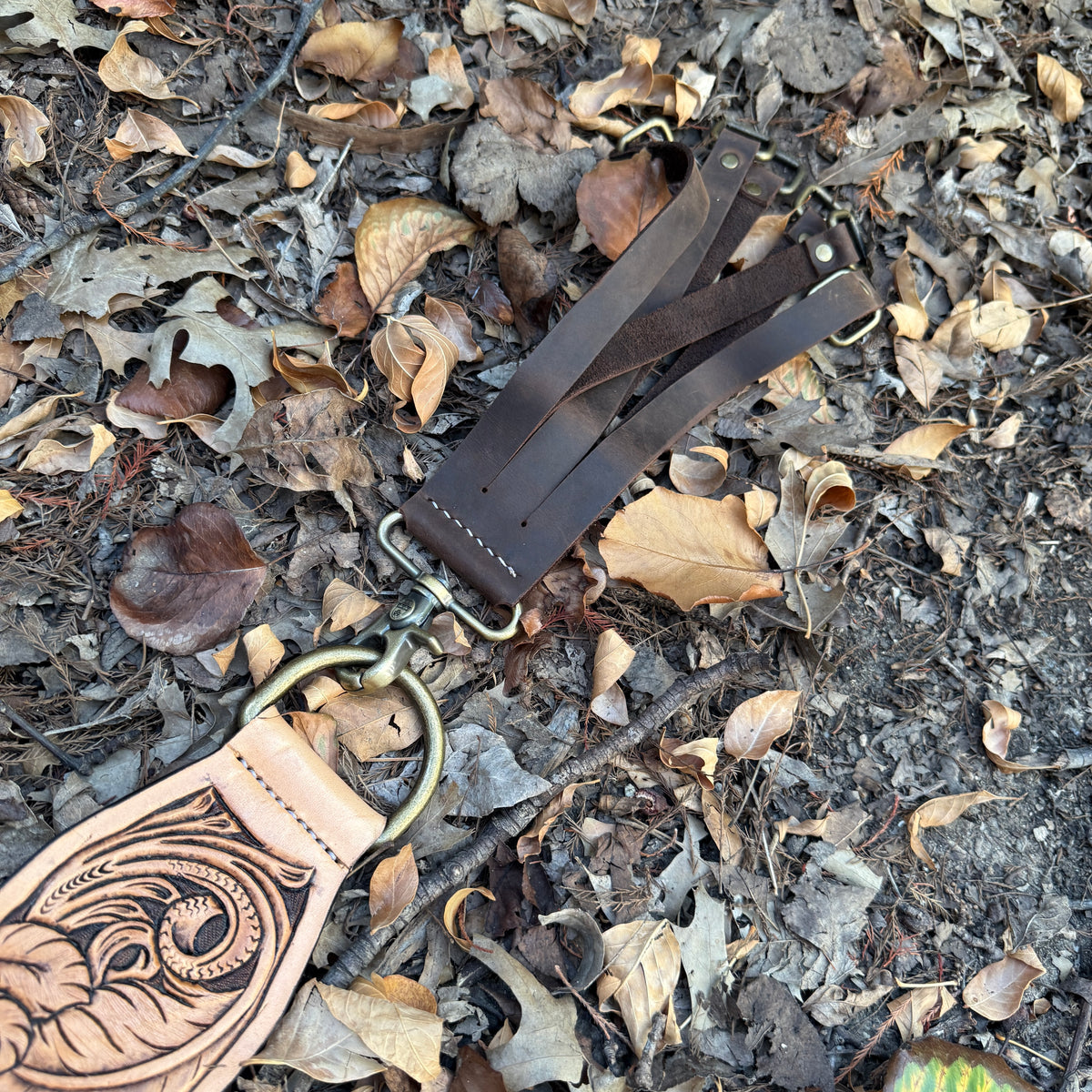 Feathered Duck Camo Game Strap - Natural