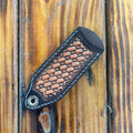 Texas Basket Stamped Cast Iron Skillet Handle - Black & Natural