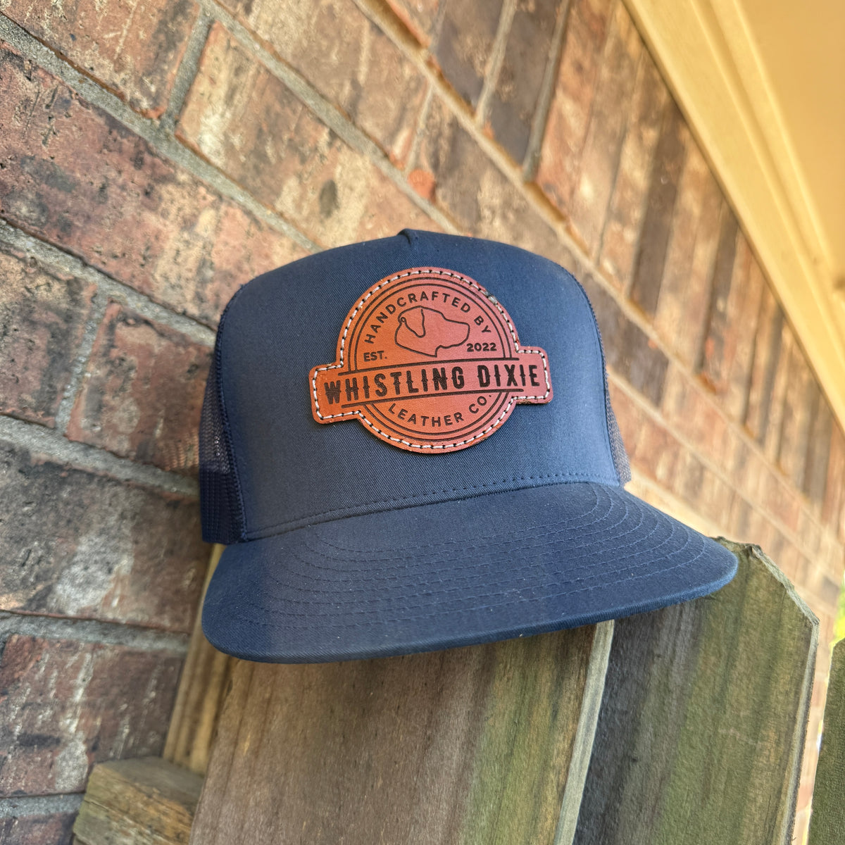 Whistling Dixie Logo Hats - Navy