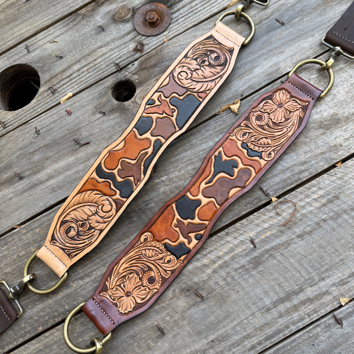 Feathered Duck Camo Game Strap - Brown