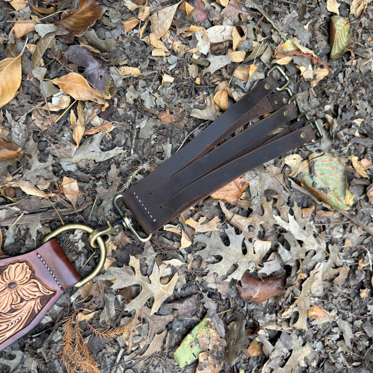 Feathered Duck Camo Game Strap - Brown