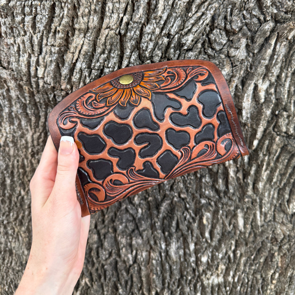 Sunflower Leopard Sunglass Case