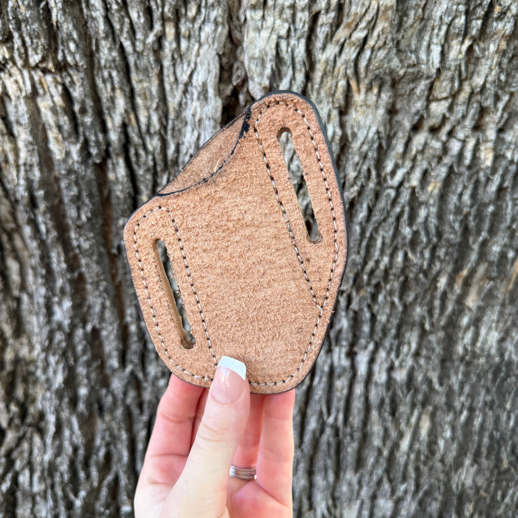 Rough out Pancake Knife Sheath