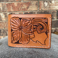Texas Carved Bifold Wallet