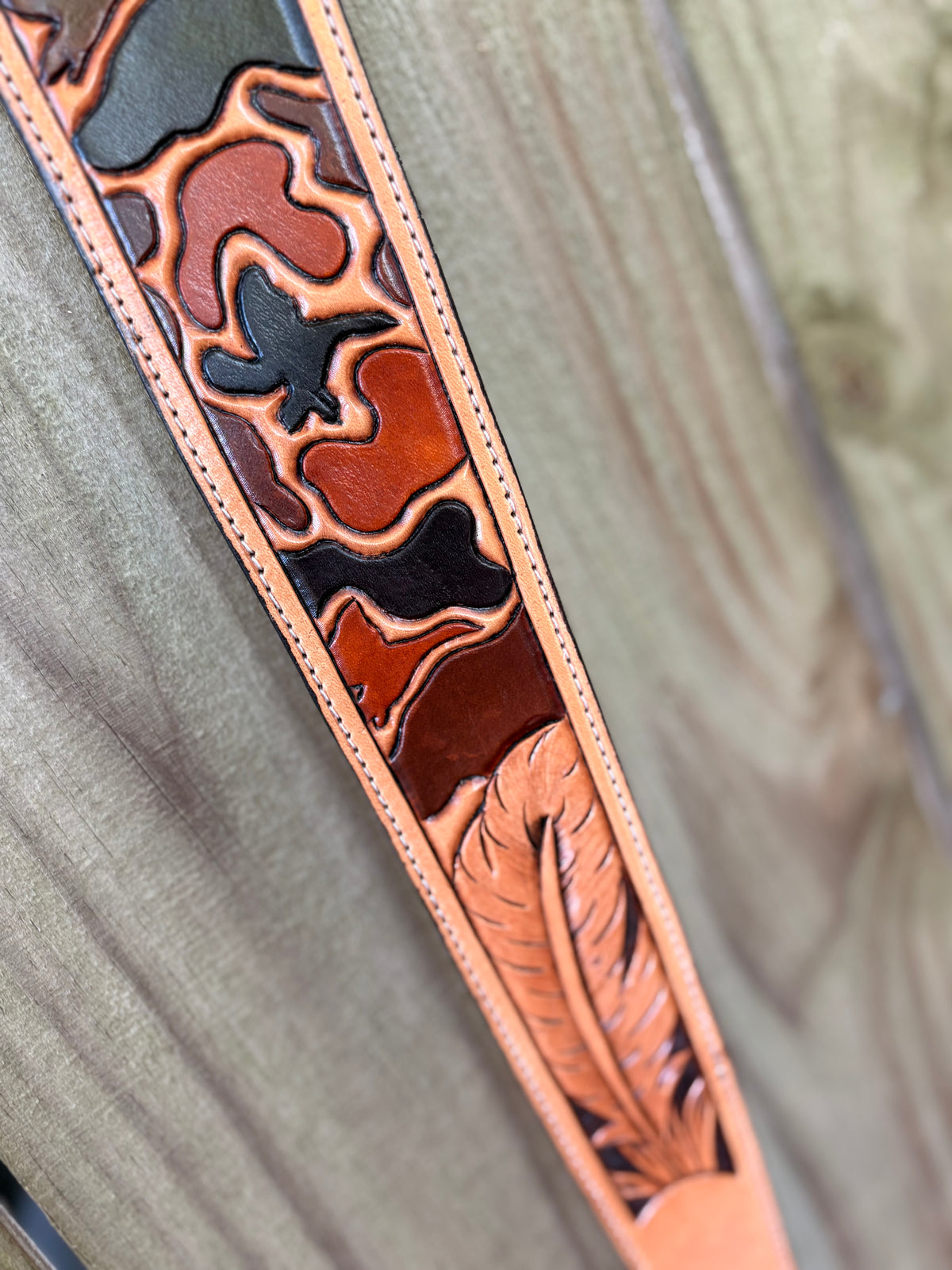 Feathered Duck Camo Gunsling - Natural