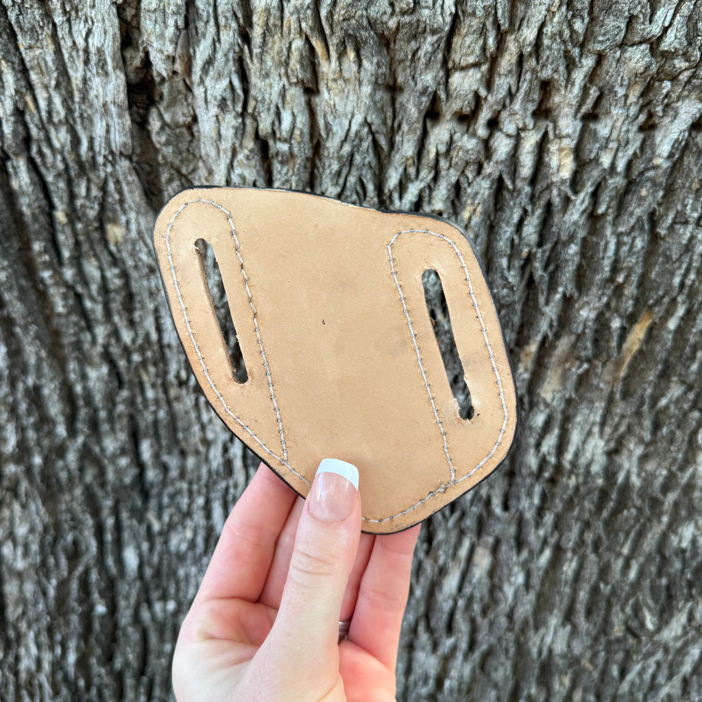 Rough out Pancake Knife Sheath