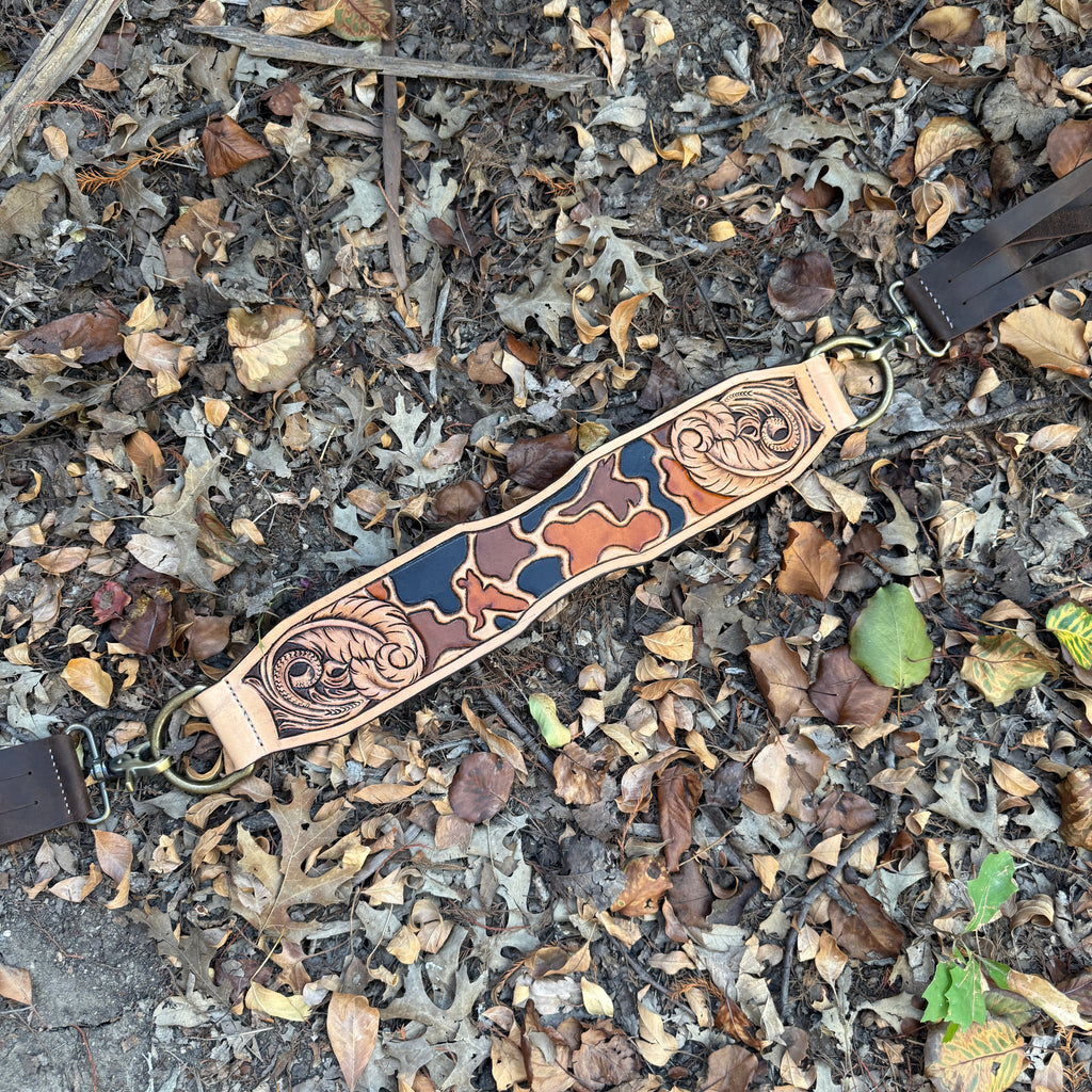 Feathered Duck Camo Game Strap - Natural