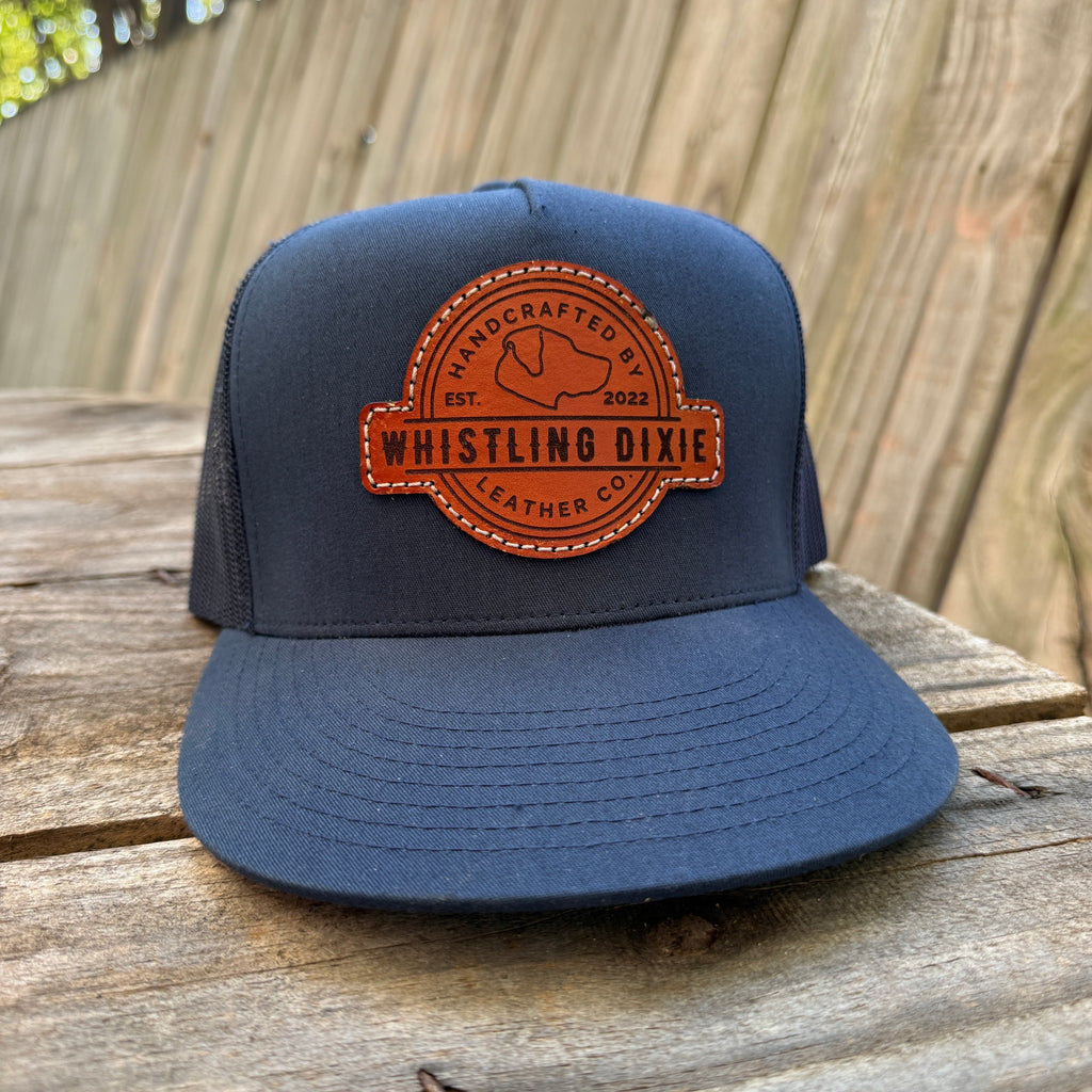 Whistling Dixie Logo Hats - Navy