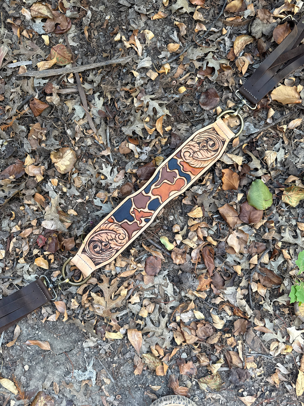 Feathered Duck Camo Game Strap - Natural