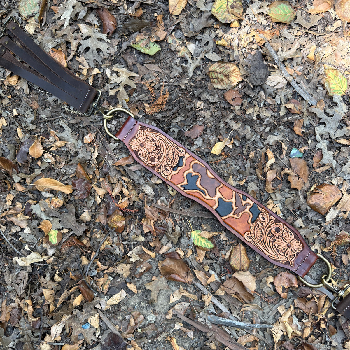 Feathered Duck Camo Game Strap - Brown