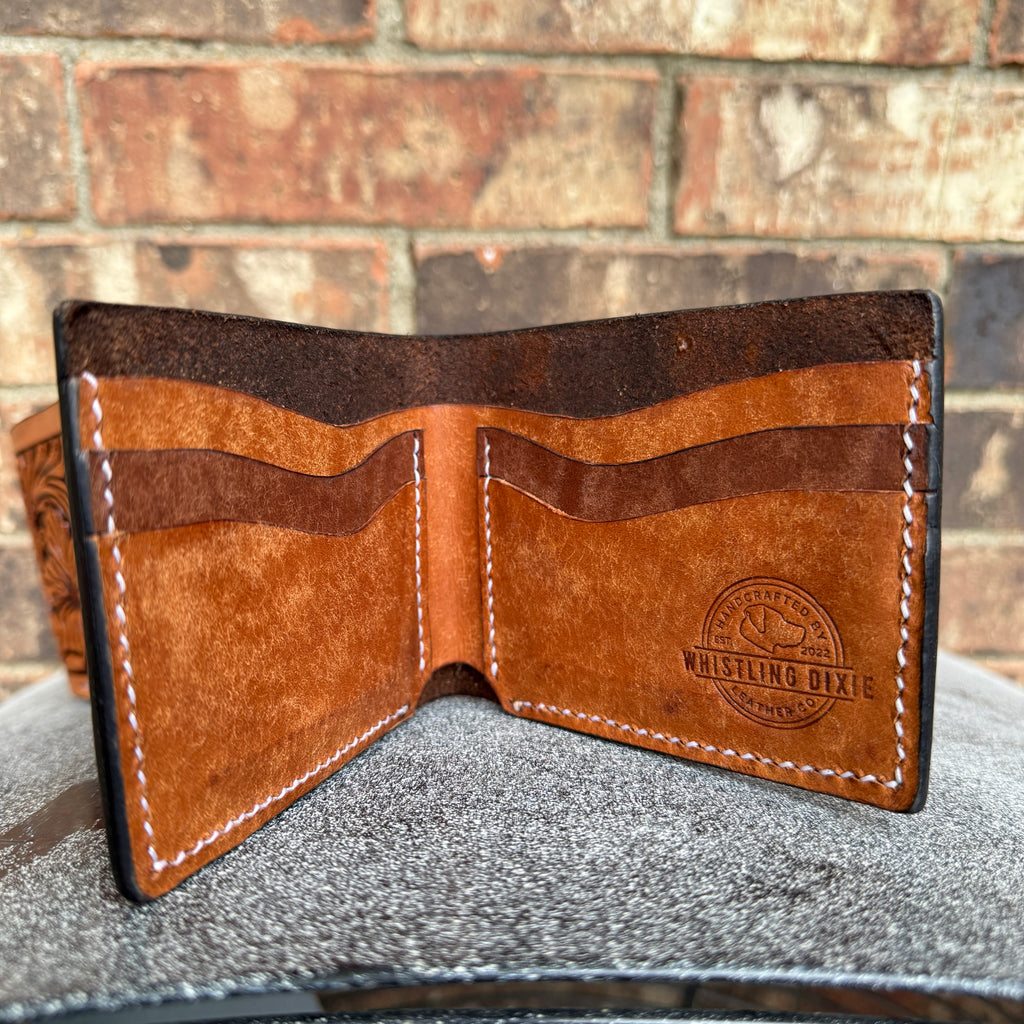 Texas Carved Bifold Wallet