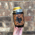 Basketweave Texas Can Cooler