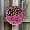 Hot Pink Floral and Leopard Purse