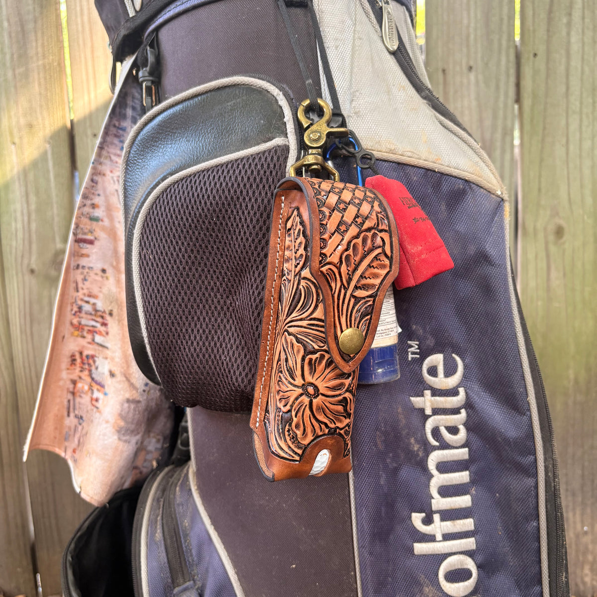 Texas Stamped Golf Ball Sleeve