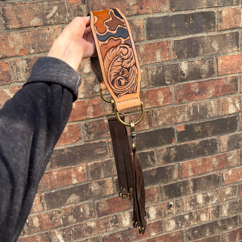 Feathered Duck Camo Game Strap - Natural
