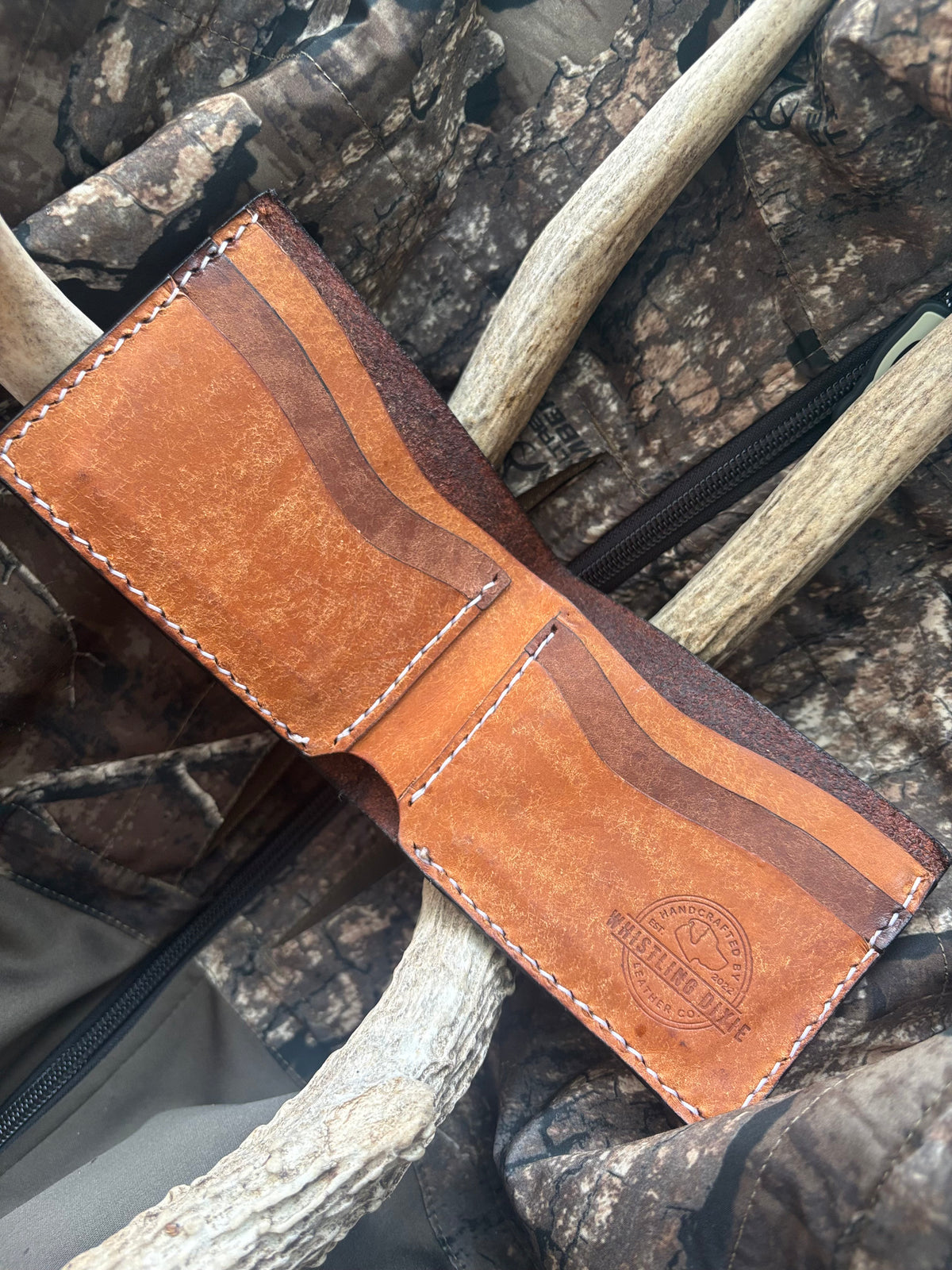 Deer Carved Bifold Wallet