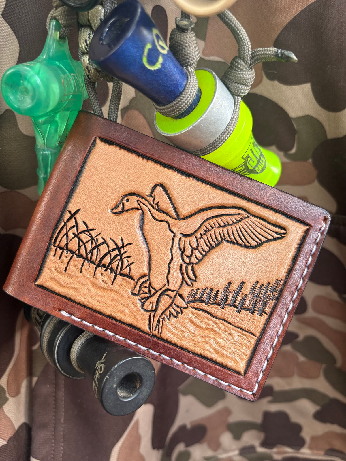 Duck Carved Bifold Wallet