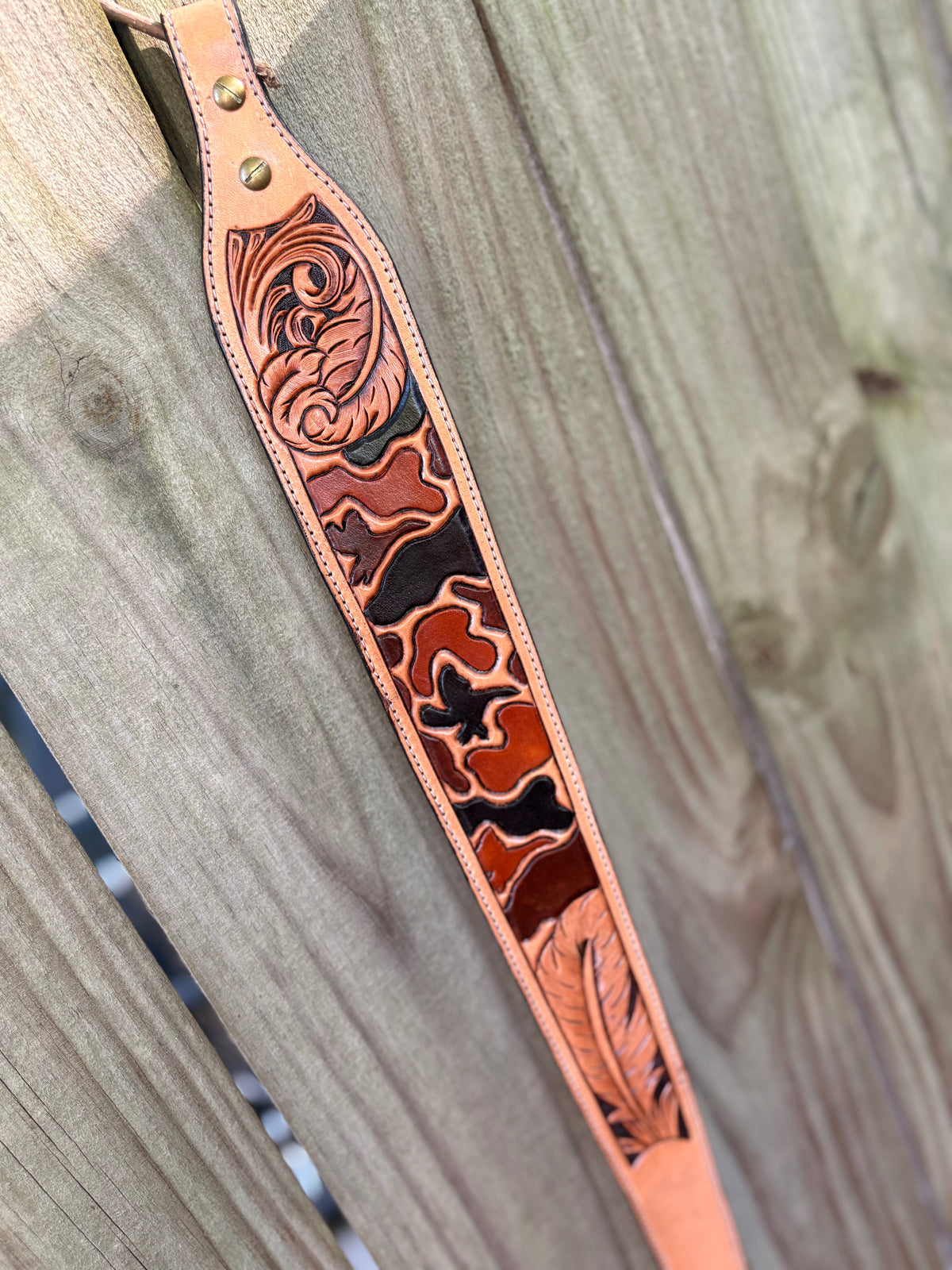 Feathered Duck Camo Gunsling - Natural